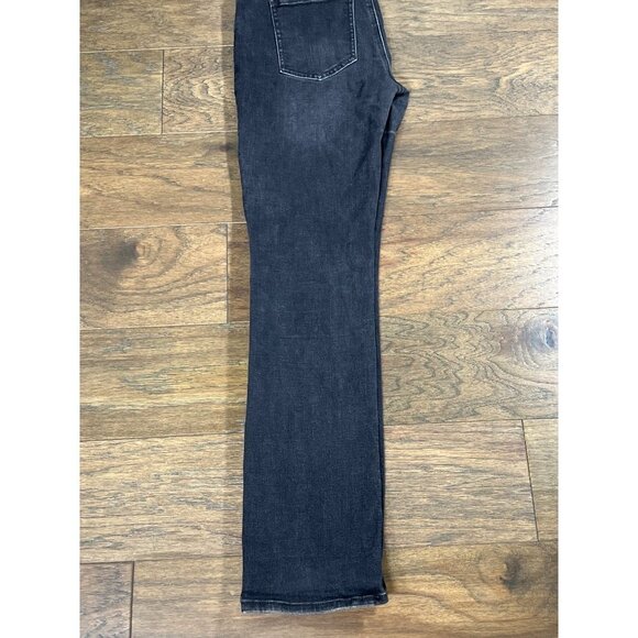 CABI Button Fly Straight Jeans Vintage Black Sz 4 #4149 EUC - Picture 4 of 7